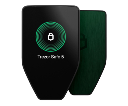 Portfel kryptowalut Trezor Safe 5 Green Beryl
